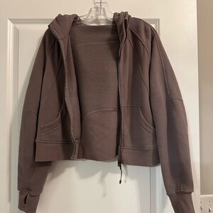 lululemon athletica scuba oversized zip hoodie lunar rock